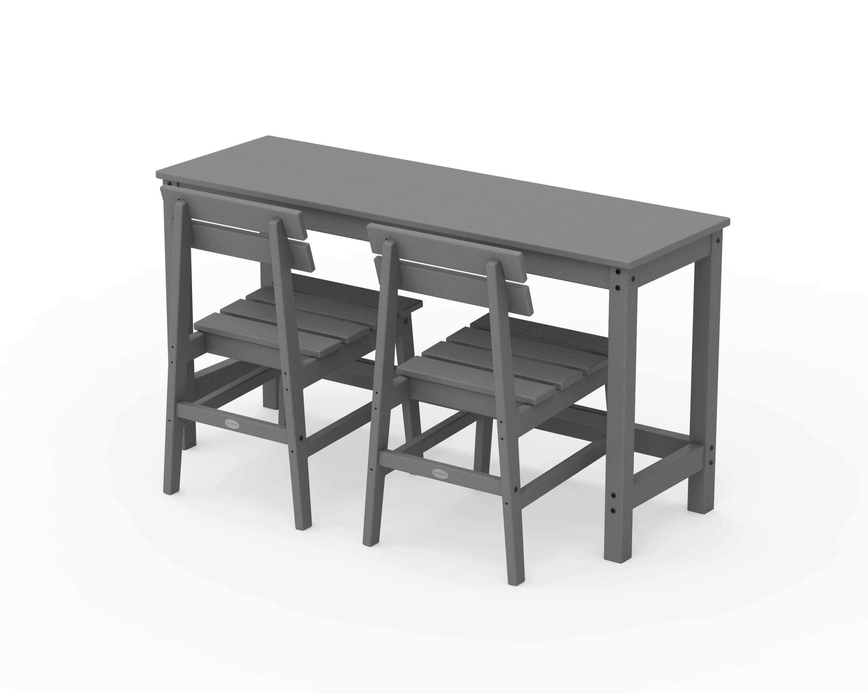 Modern Studio Plaza Chair 3-Piece Balcony Setoutdoor patio furniture set