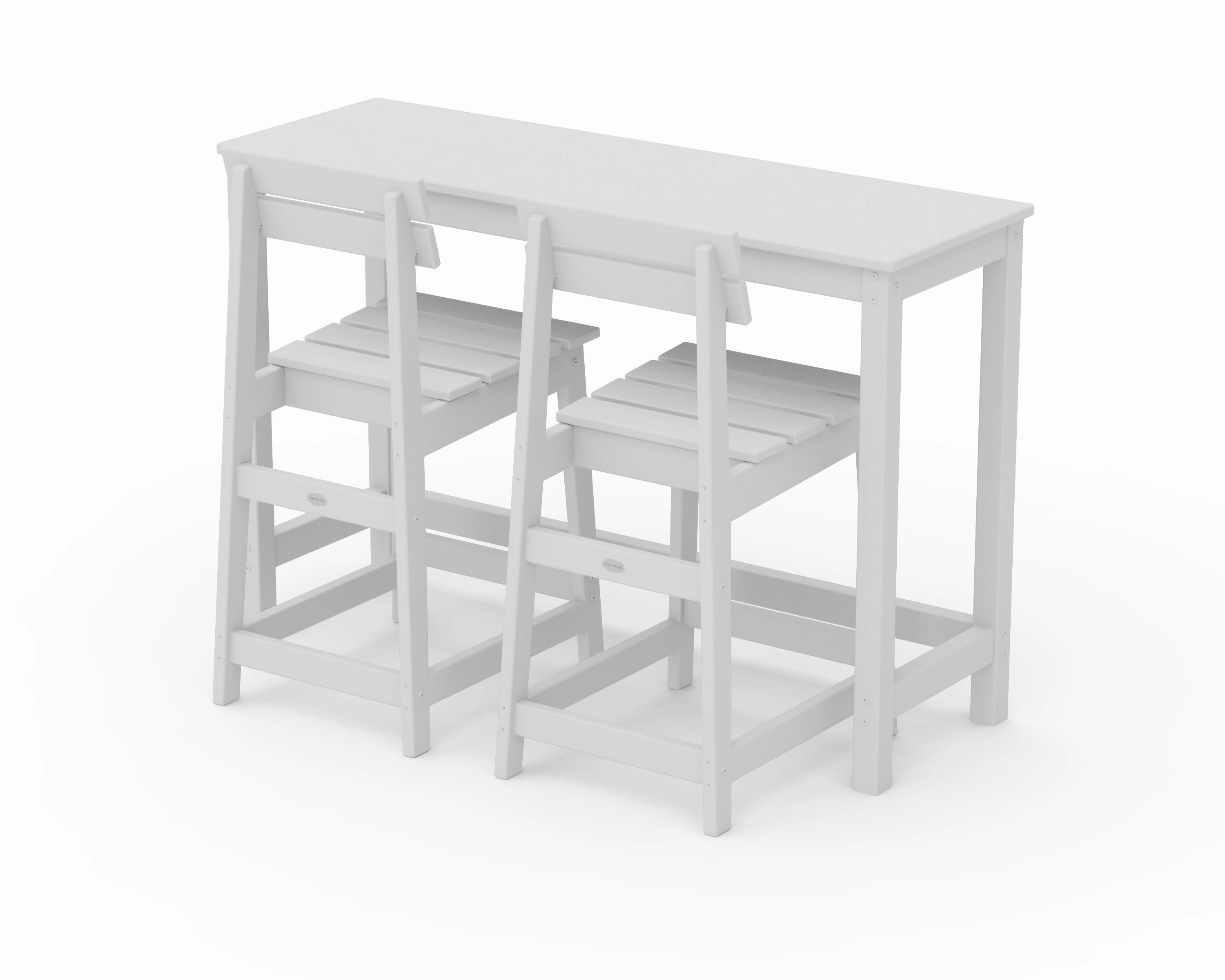 Modern Studio Plaza Counter Chair 3-Piece Balcony Set