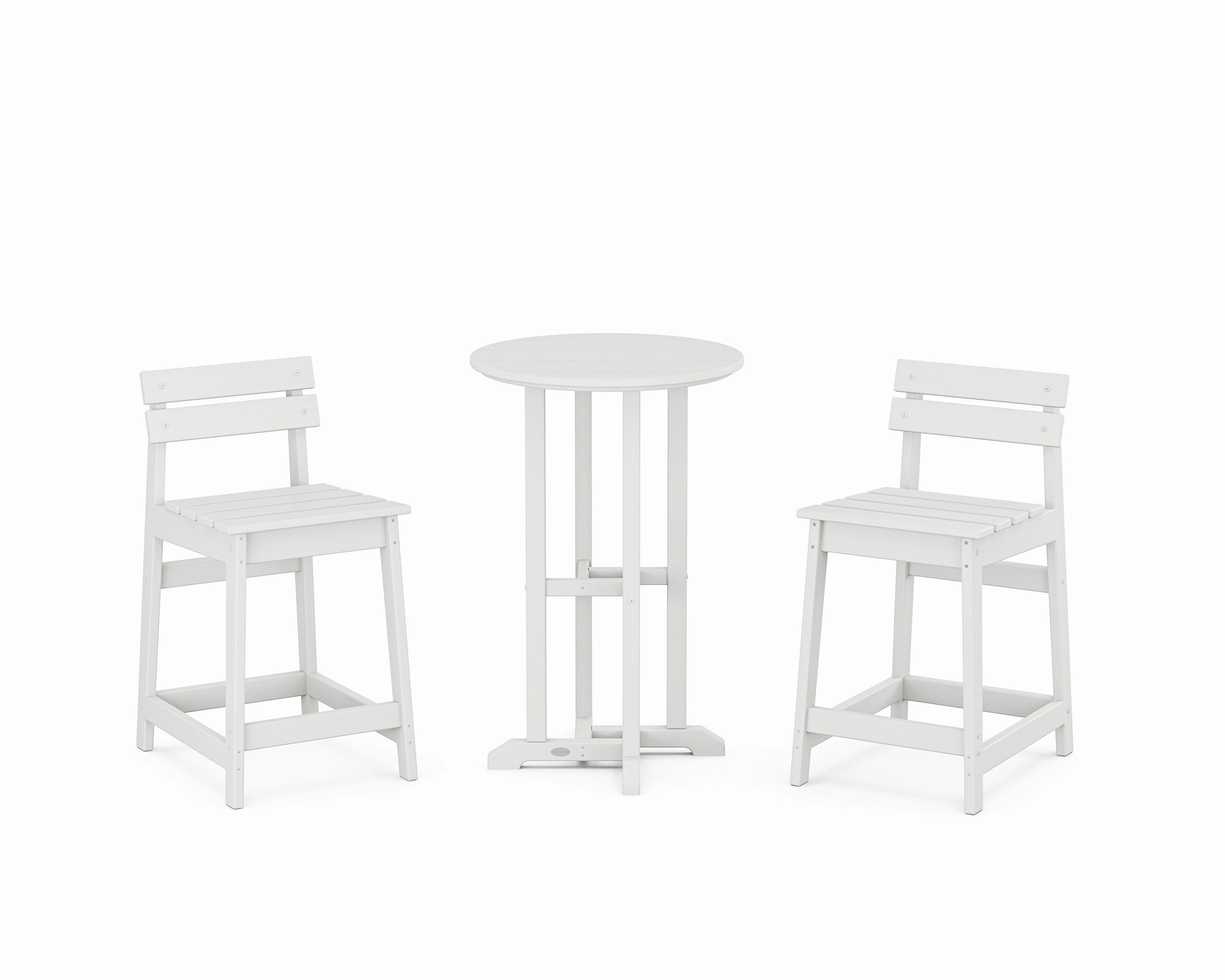 Modern Studio Plaza Lowback 3-Piece Bistro Counter Set