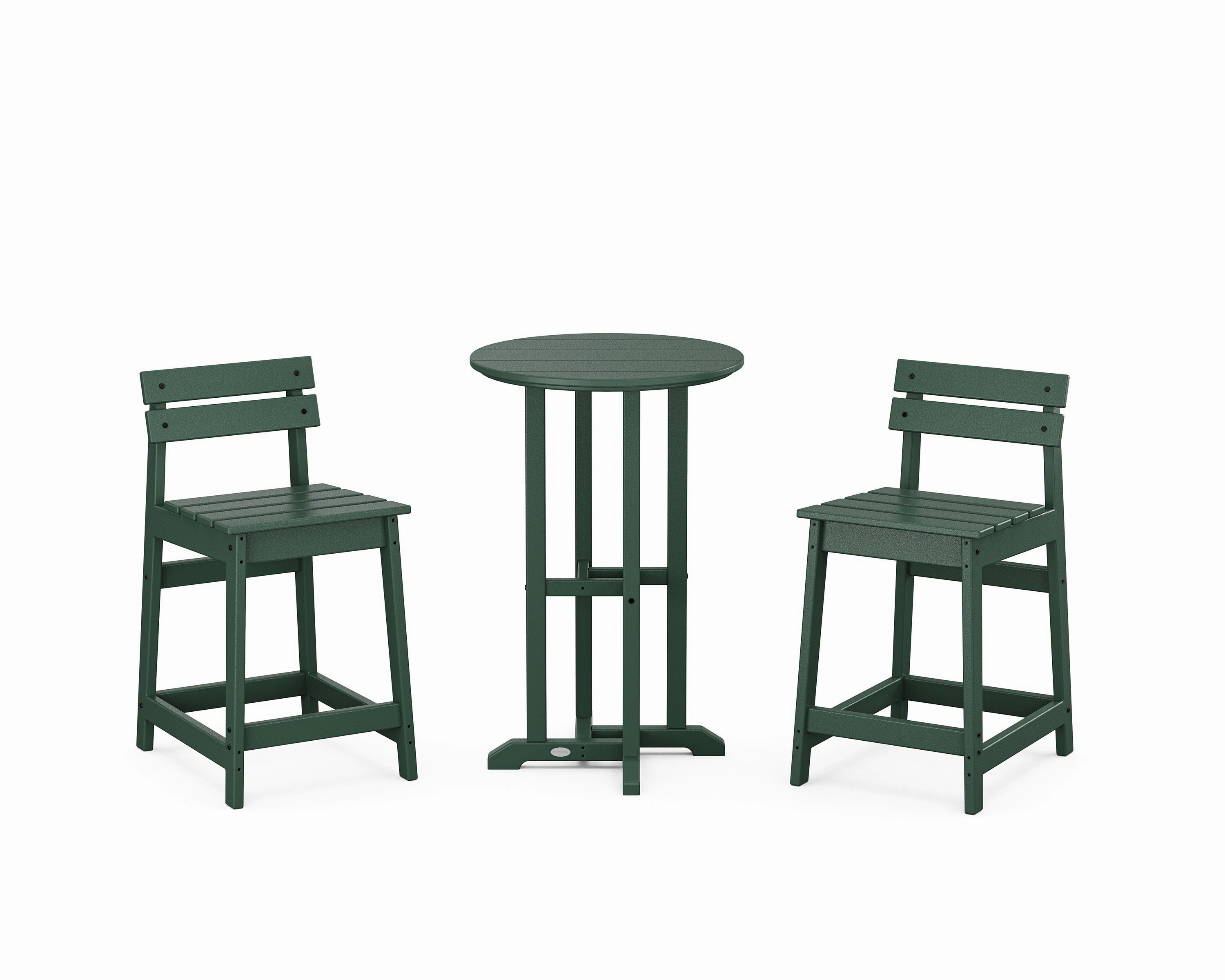 Modern Studio Plaza Lowback 3-Piece Bistro Counter Set