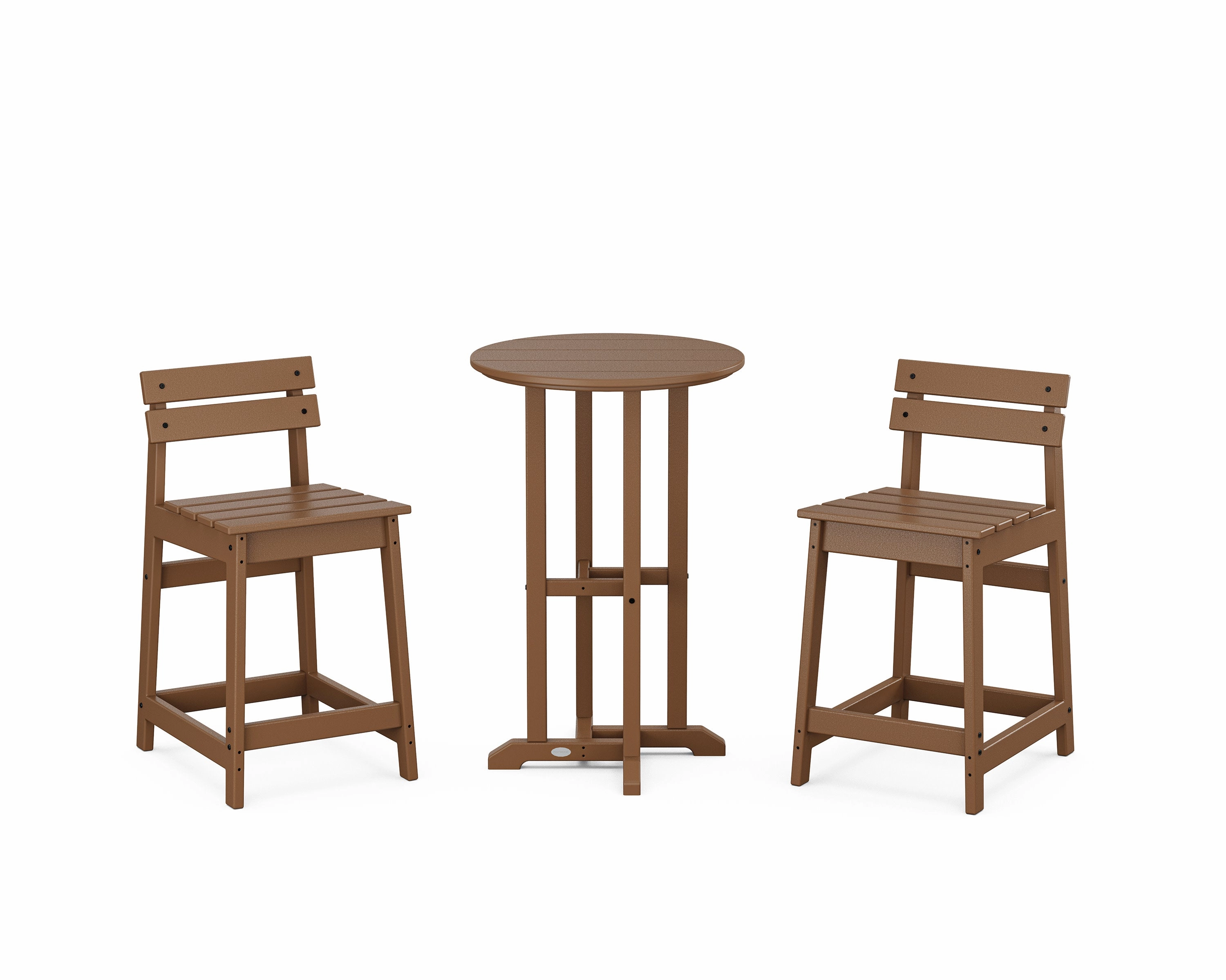 Modern Studio Plaza Lowback 3-Piece Bistro Counter Set
