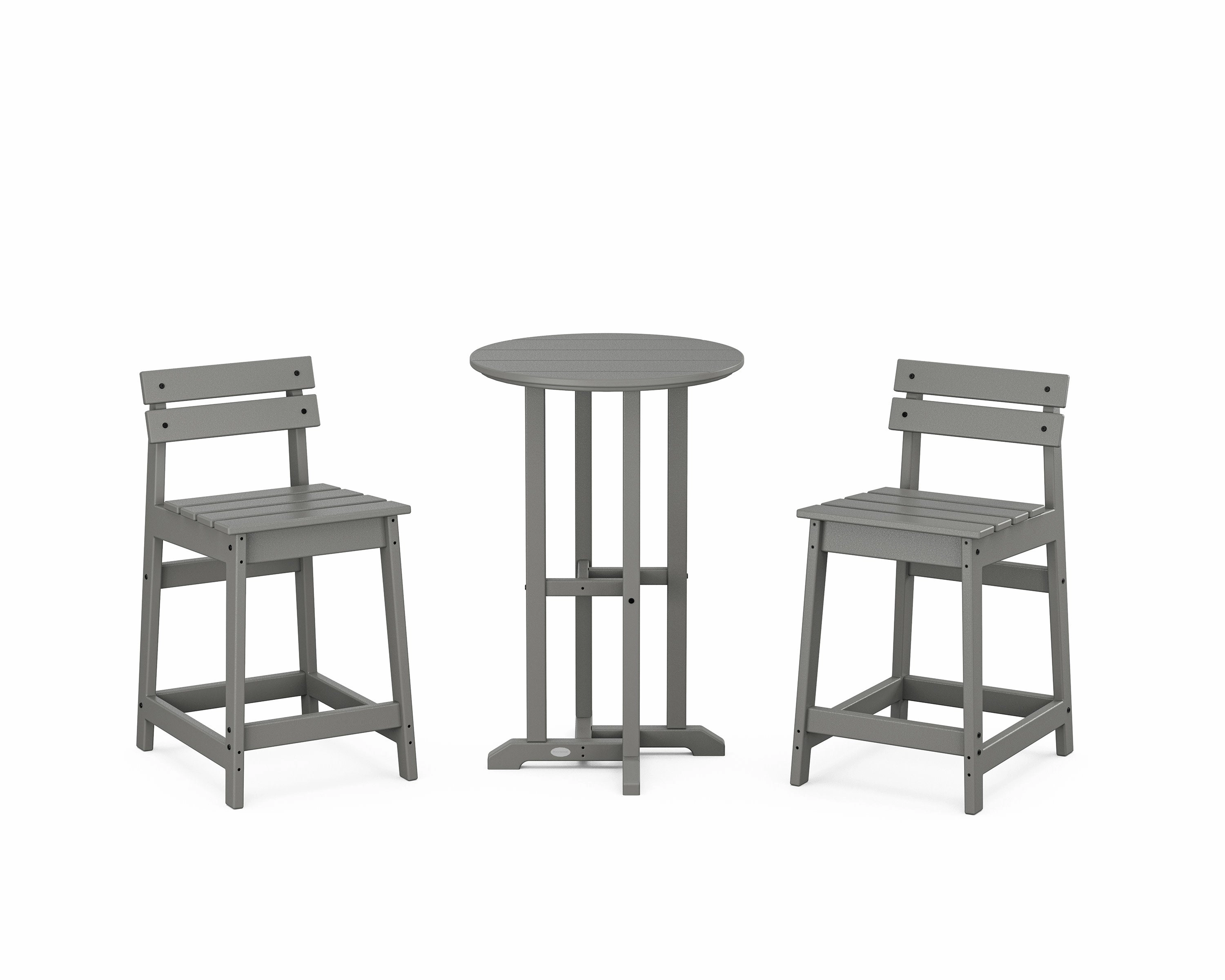 Modern Studio Plaza Lowback 3-Piece Bistro Counter Setoutdoor patio furniture set