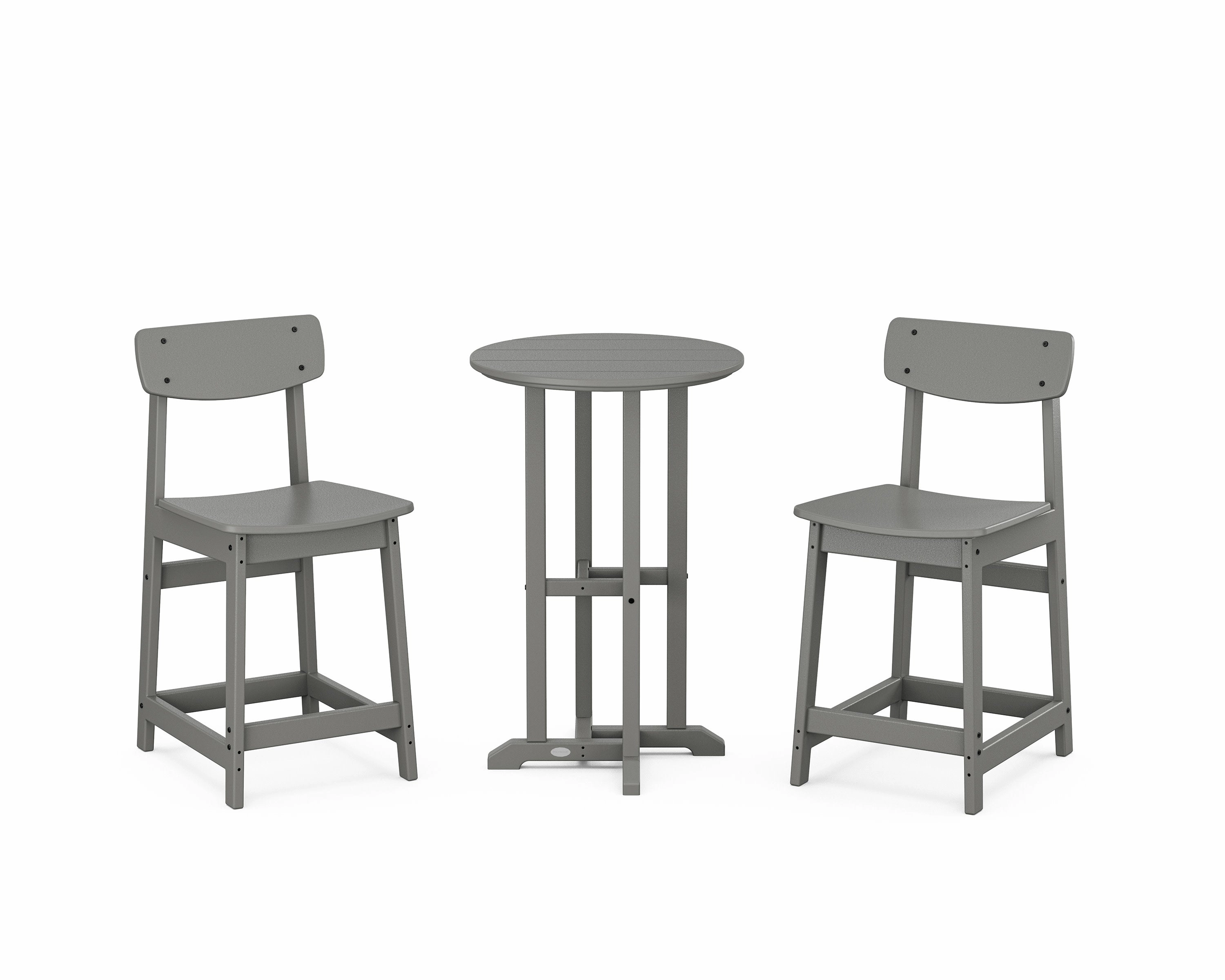 Modern Studio Urban Chair 3-Piece Bistro Counter Setoutdoor patio furniture set