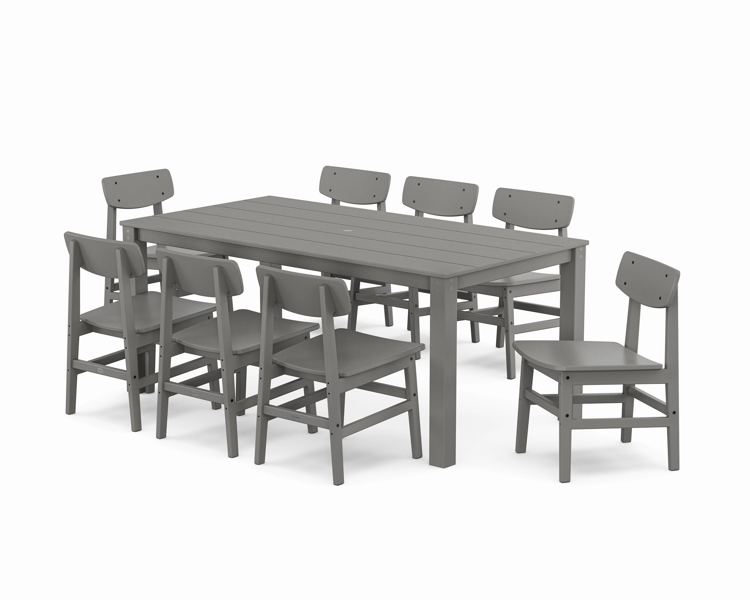Modern Studio Urban Chair 9-Piece Parsons Dining Setoutdoor patio furniture set