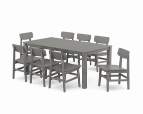 Modern Studio Urban Chair 9-Piece Parsons Dining Setoutdoor patio furniture set