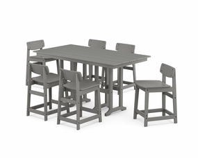 Modern Studio Urban Lowback Counter Chair 7-Piece Setoutdoor patio furniture set