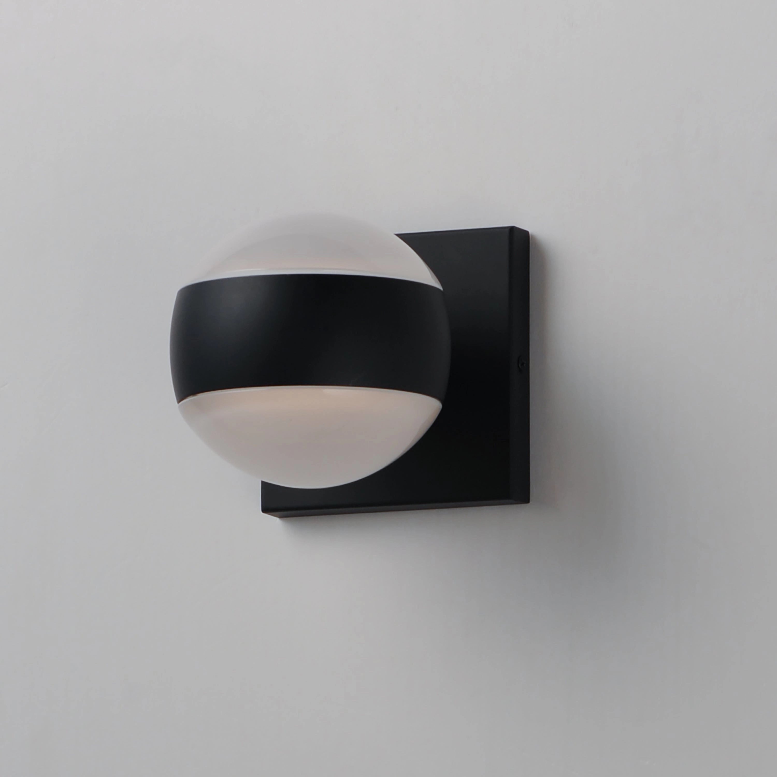 Modular Globe 2-Light LED Outdoor Wall Light