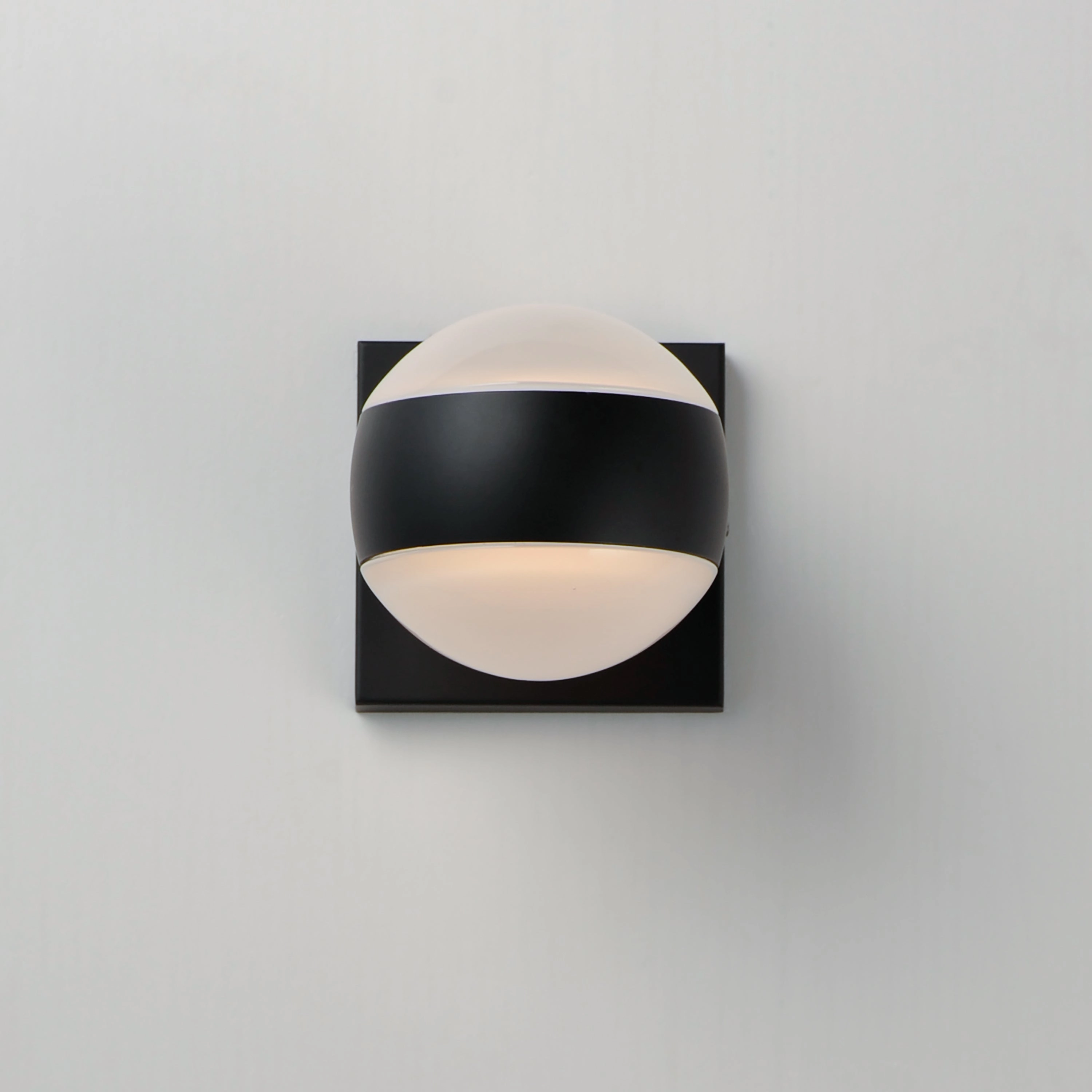 Modular Globe 2-Light LED Outdoor Wall Light