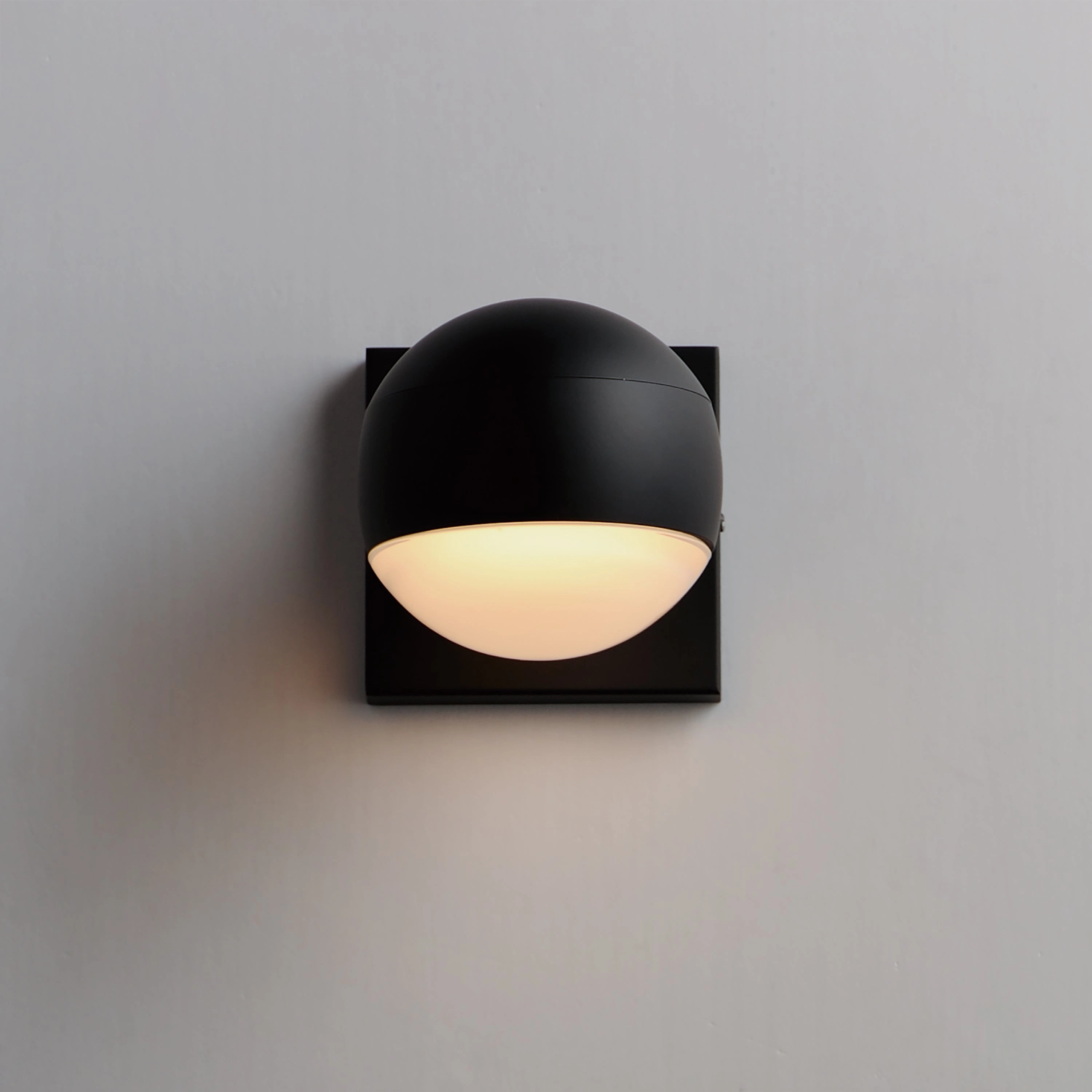 Modular LED Outdoor Wall Sconce Black