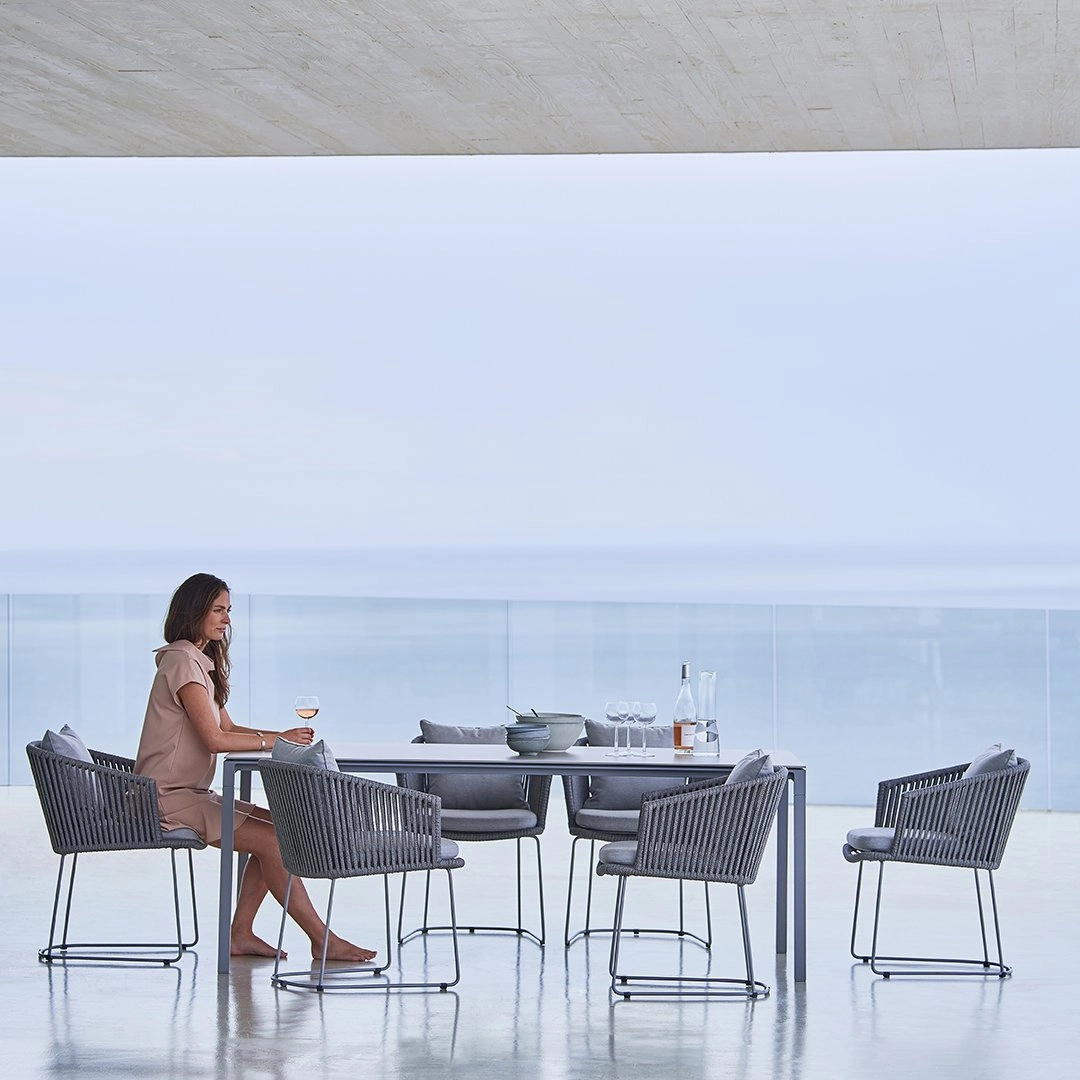 Moments Outdoor Chair - Sled Base