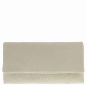 Monique Leather Bailey Flap Tri-Fold Wallet Dont Miss Big Savings