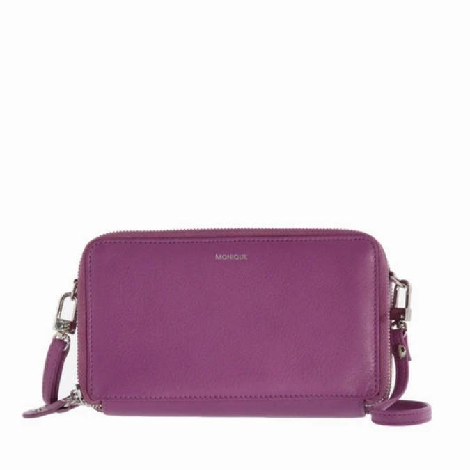 Dont Miss This Steal Sweet Deal Inside Monique Trushna Leather Zip Around Organiser Belt Bag/Crossbody Bag/Wallet