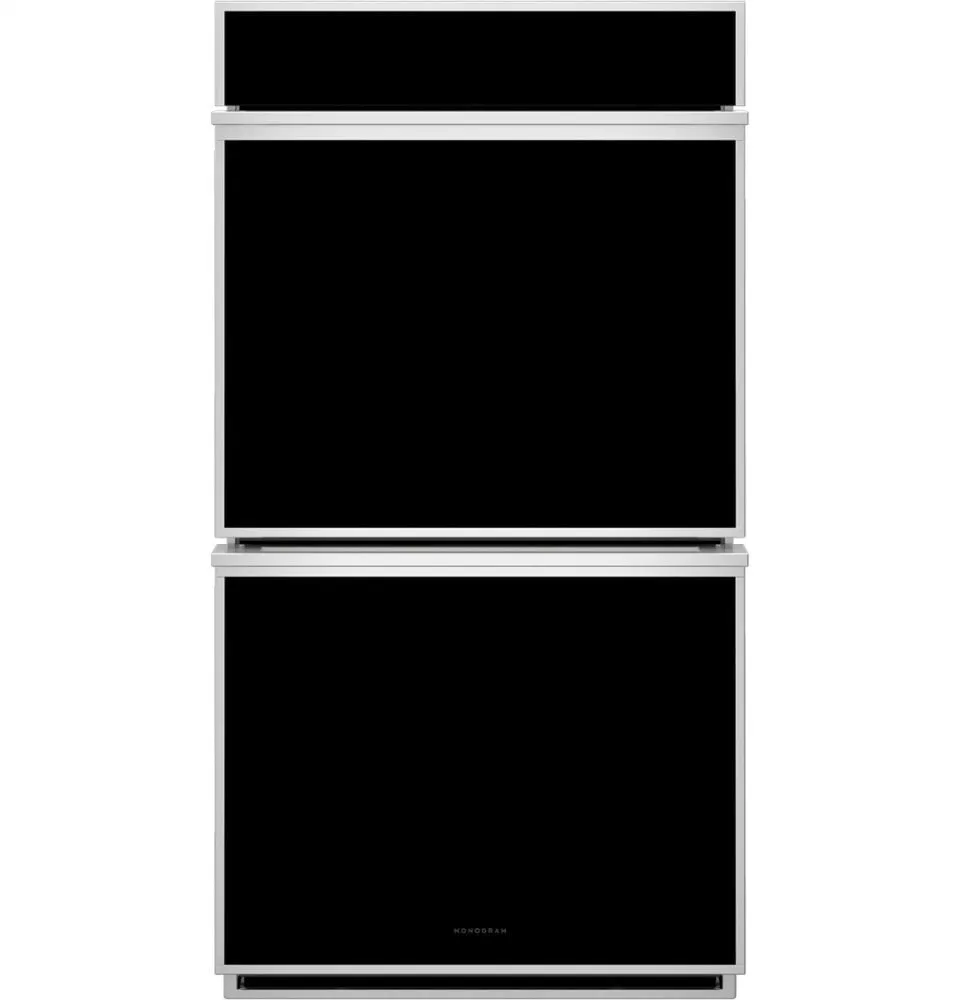 Monogram ZKD90DSSNSS Monogram 27" Smart Electric Convection Double Wall Oven Minimalist Collection