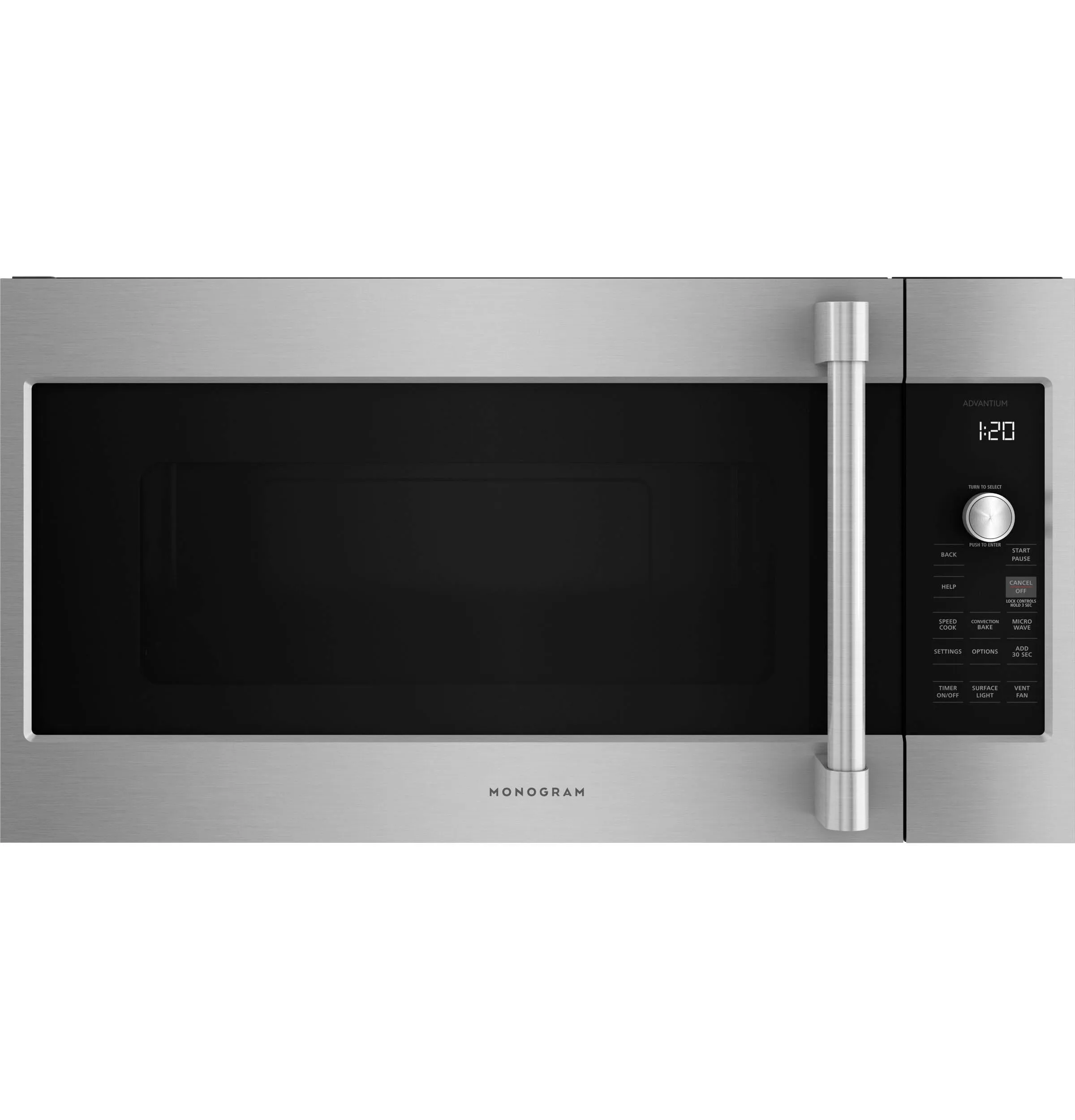 Monogram ZSA1202PSS Monogram Advantium? 120 Above-The-Cooktop Speedcooking Oven