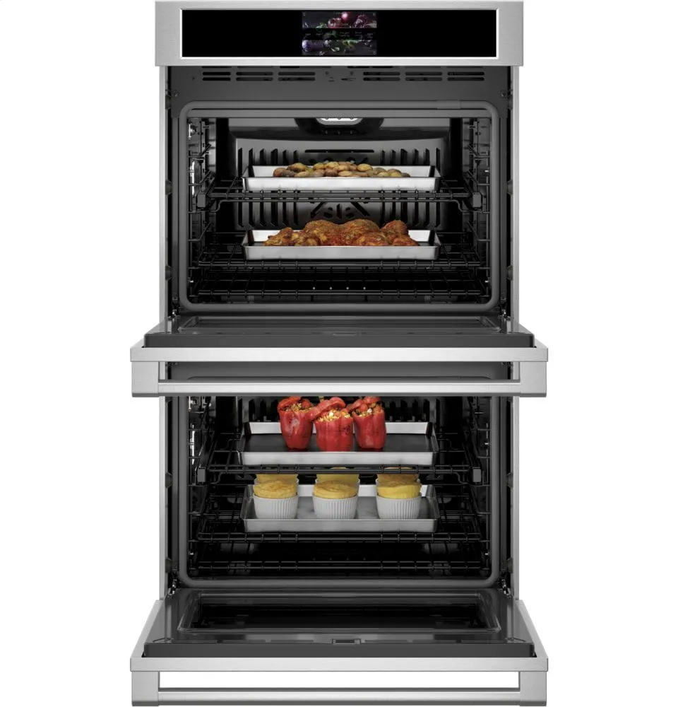 Monogram ZTD90DPSNSS Monogram 30" Smart Electric Convection Double Wall Oven Statement Collection