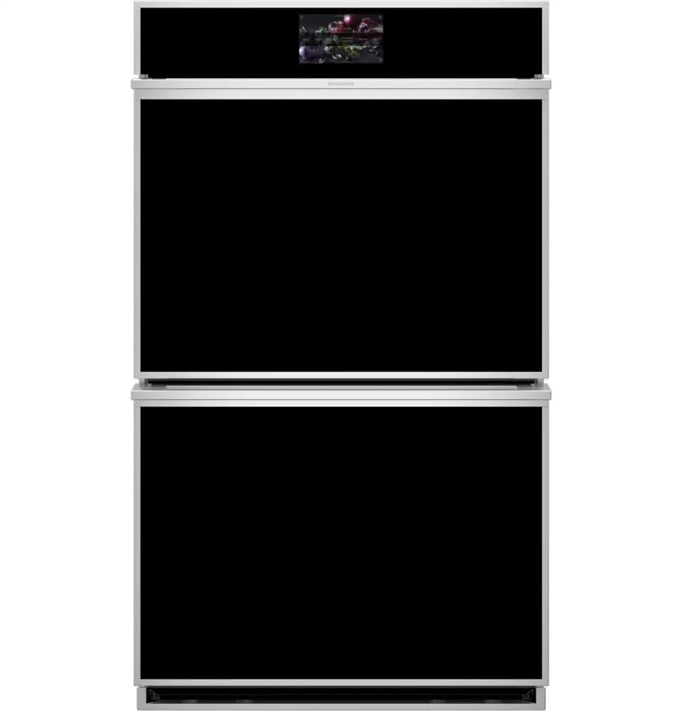 Monogram ZTD90DSSNSS Monogram 30" Smart Electric Convection Double Wall Oven Minimalist Collection