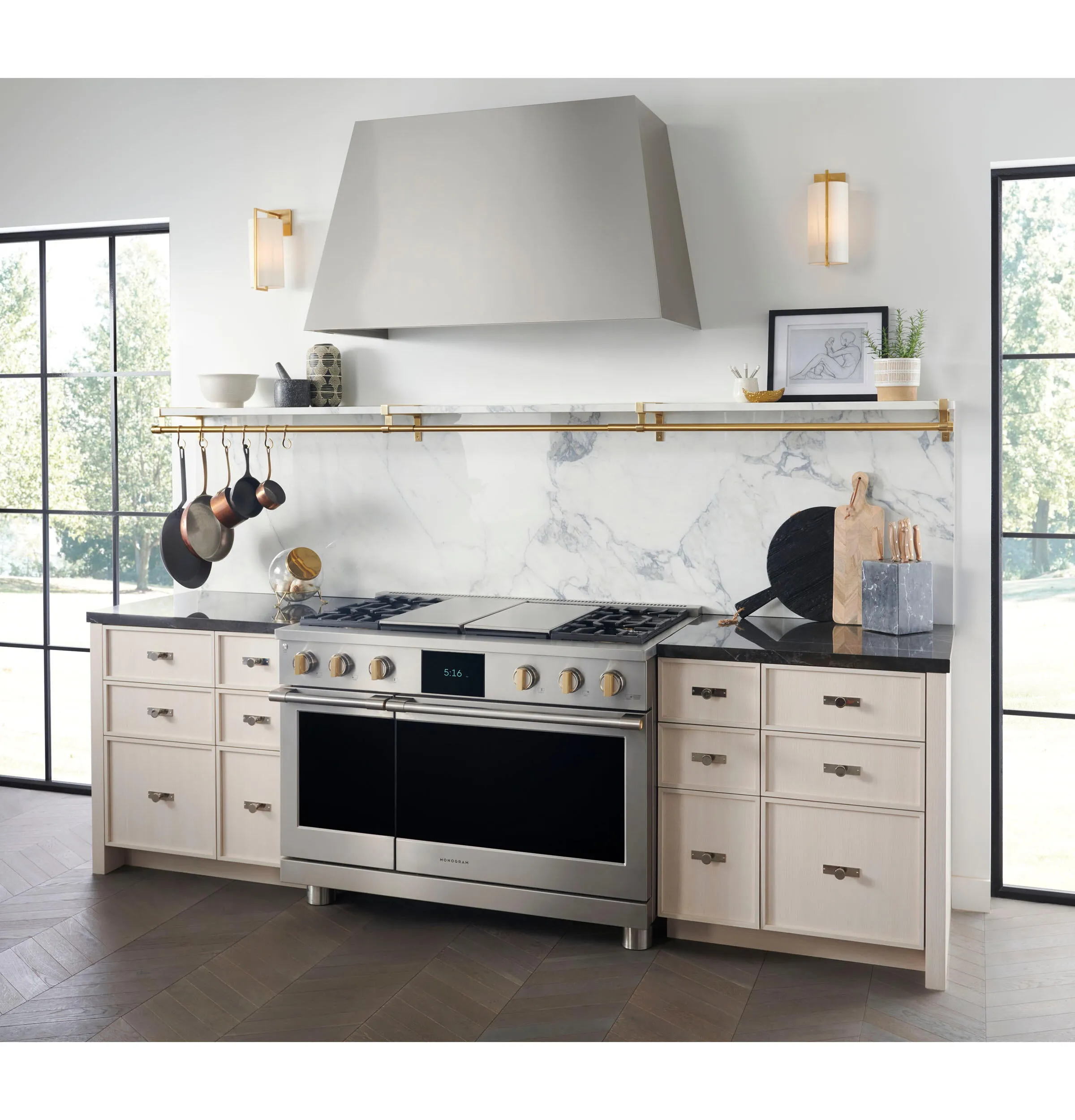 Monogram ZVC48RSS Monogram 48" Custom Stainless Steel Hood