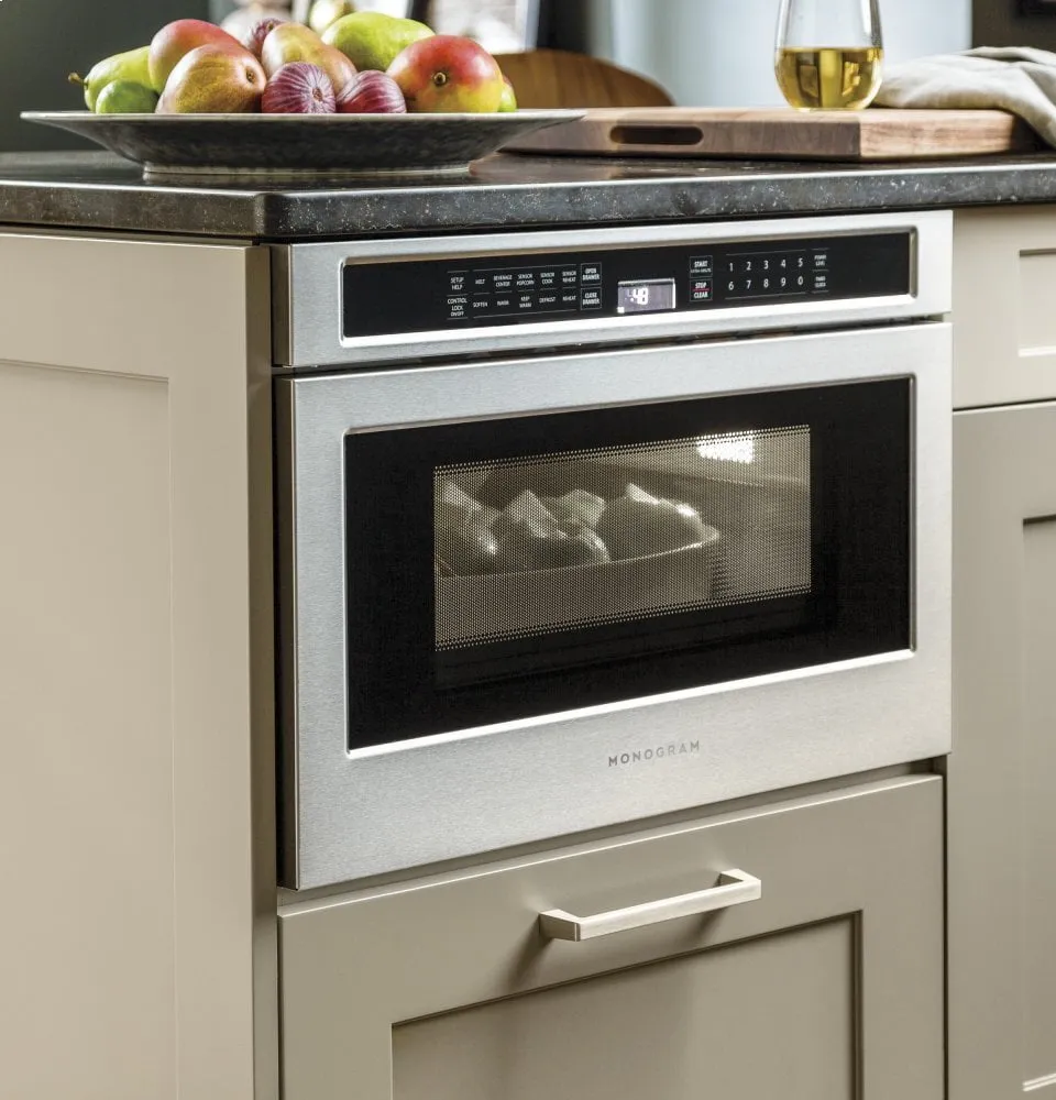 Monogram ZWL1126SJSS Monogram 1.2 Cu. Ft. Drawer Microwave