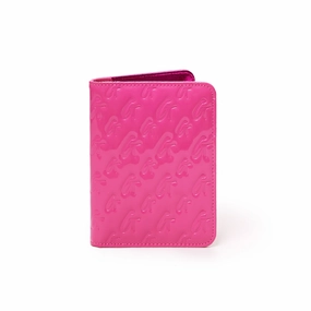 Monogram Passport Holder - Mirror Hot Pink Perfect Gift Offer