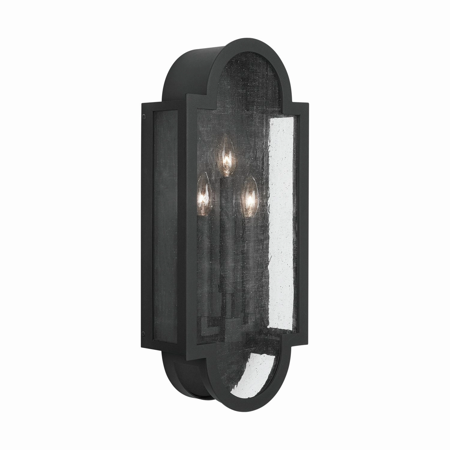 Monroe Three Light Wall Mount Black