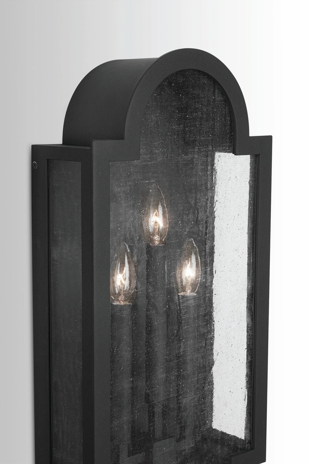 Monroe Three Light Wall Mount Black