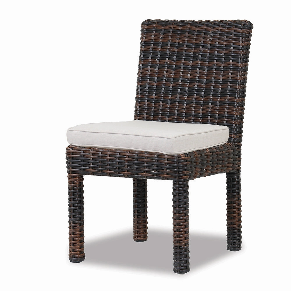 Montecito Wicker Armless Dining Chairoutdoor dining chair with armrests