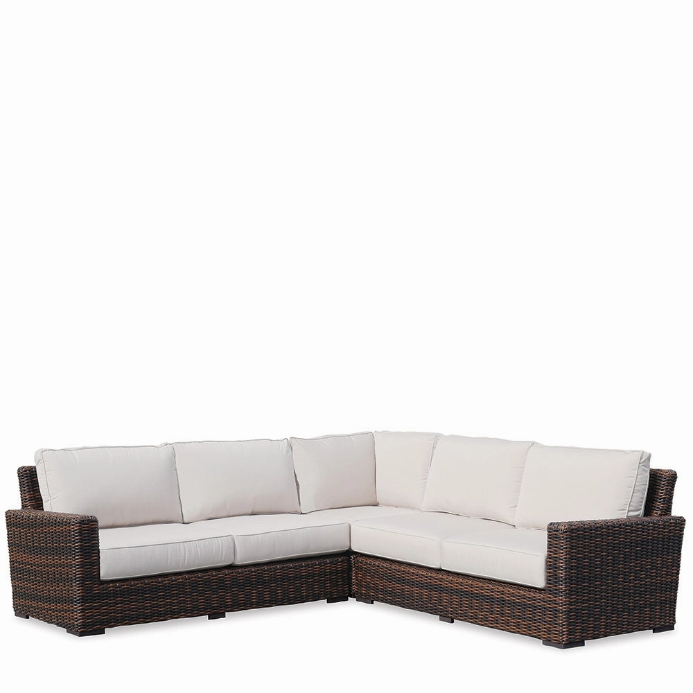 Montecito Wicker Sectional Sofawaterproof wicker balcony furniture