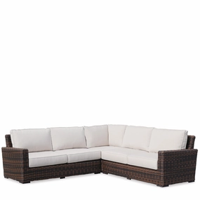 Montecito Wicker Sectional Sofawaterproof wicker balcony furniture