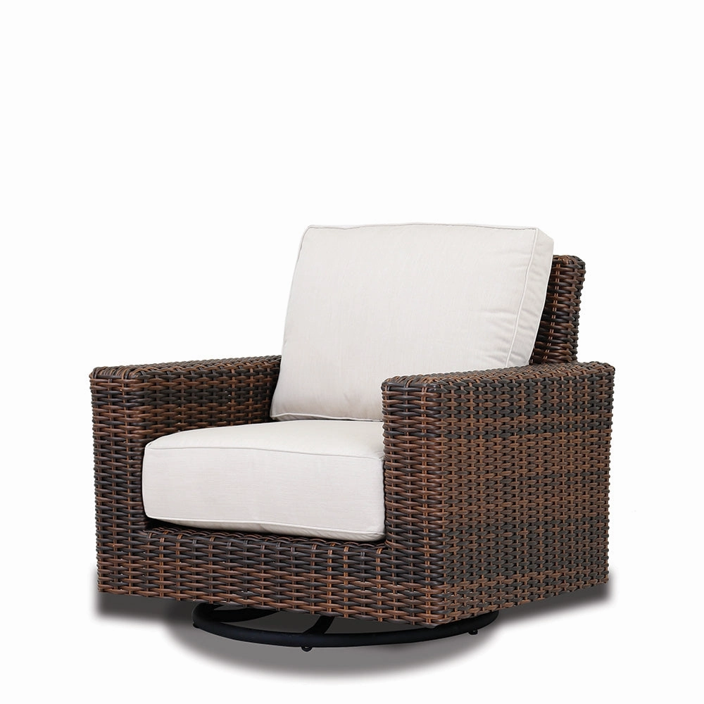 Montecito Wicker Swivel Rocker Club Chairwaterproof wicker balcony furniture