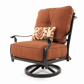 Monterey High Back Swivel Rocker Lounge Chaircast aluminum patio dining set