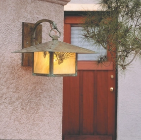 Monterey One Light Wall Mount Verdigris PatinaOutdoor wall sconces with motion sensor