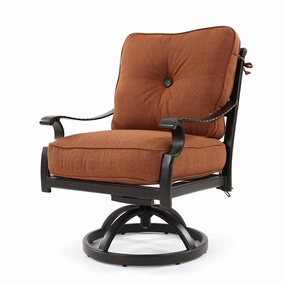 Monterey Swivel Rocker Dining Chaircast aluminum patio dining set