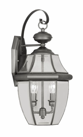 Monterey Two Light Outdoor Wall Lantern BlackOutdoor wall sconces with motion sensor