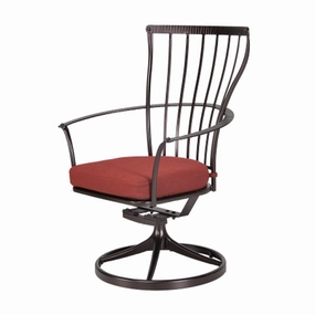 Monterra Dining Swivel Rocker Arm Chairoutdoor dining chair with armrests