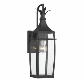 Montpelier One Light Outdoor Wall Lantern Matte BlackOutdoor wall sconces with motion sensor