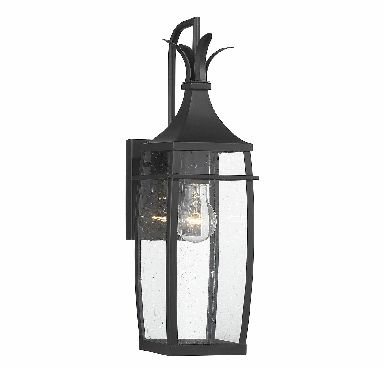 Montpelier One Light Outdoor Wall Lantern Matte BlackOutdoor wall sconces with motion sensor
