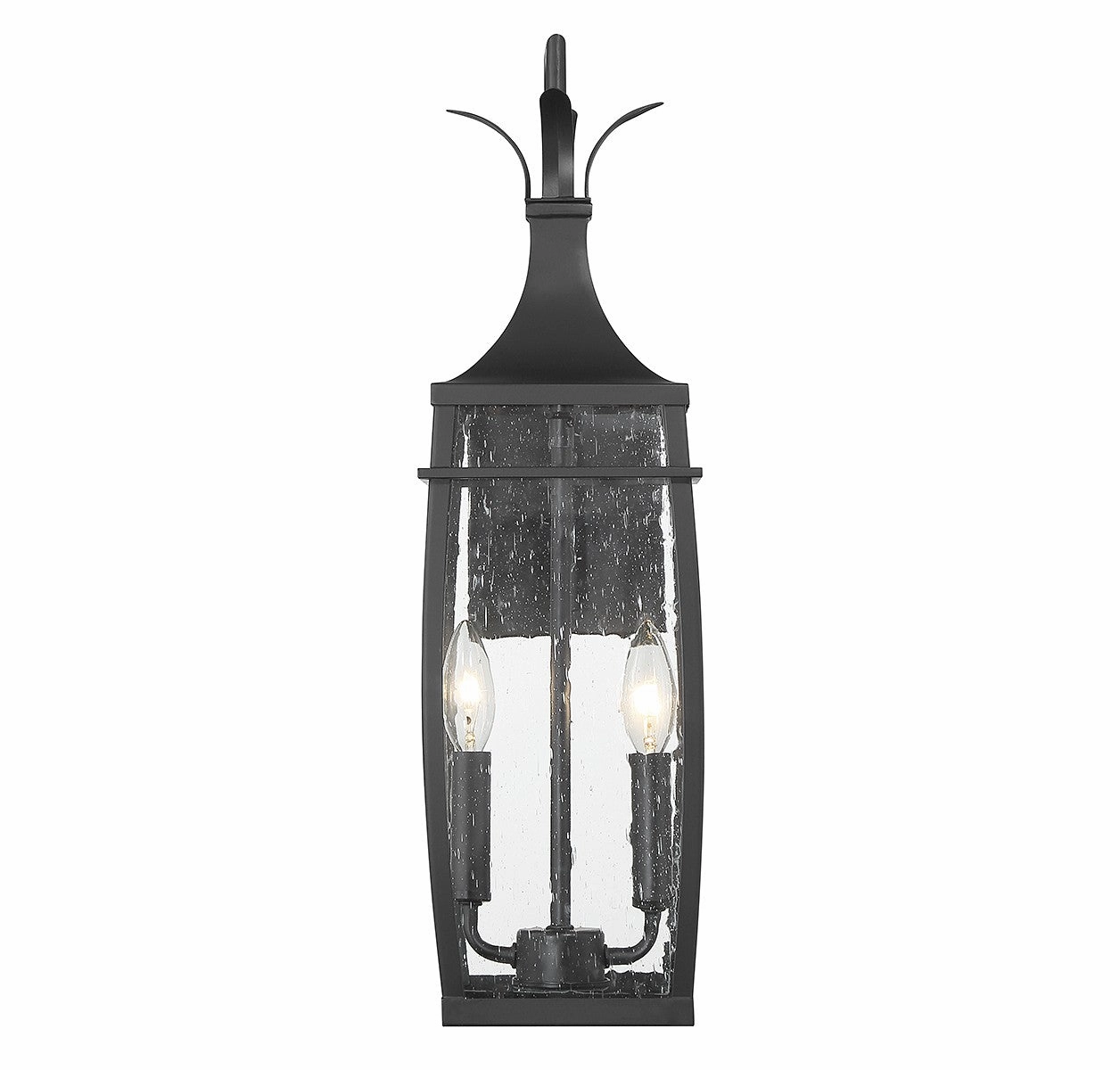 Montpelier Two Light Outdoor Wall Lantern Matte Black