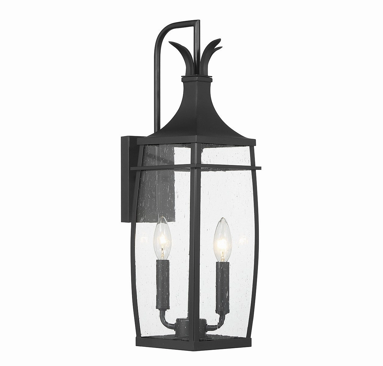 Montpelier Two Light Outdoor Wall Lantern Matte Black