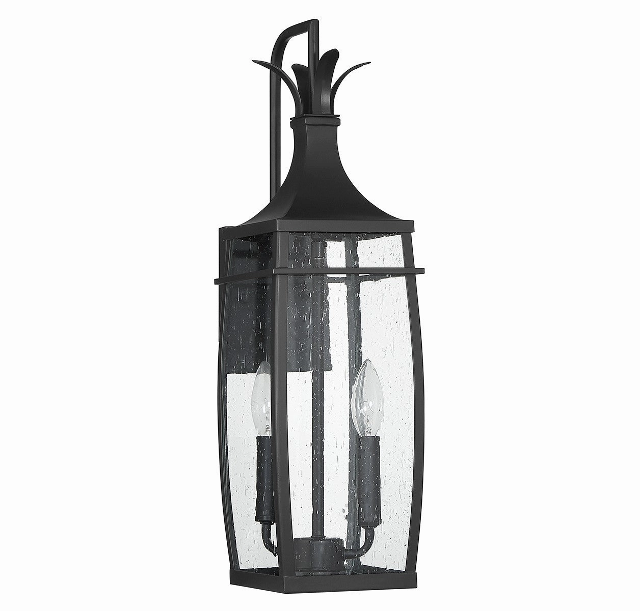 Montpelier Two Light Outdoor Wall Lantern Matte Black