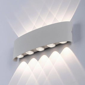 Monty - 10 Light Wall LightWeatherproof outdoor lighting