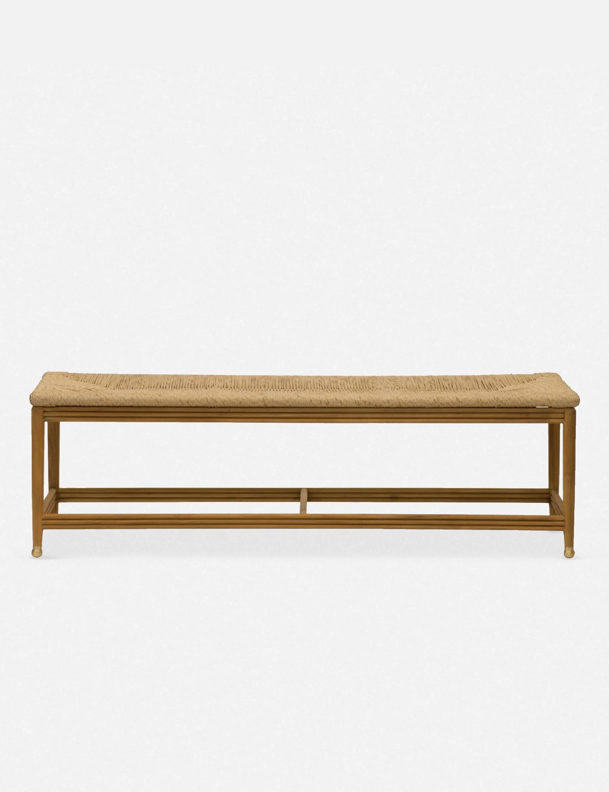Morris & Co. Kelmscott Rush Indoor / Outdoor Bench