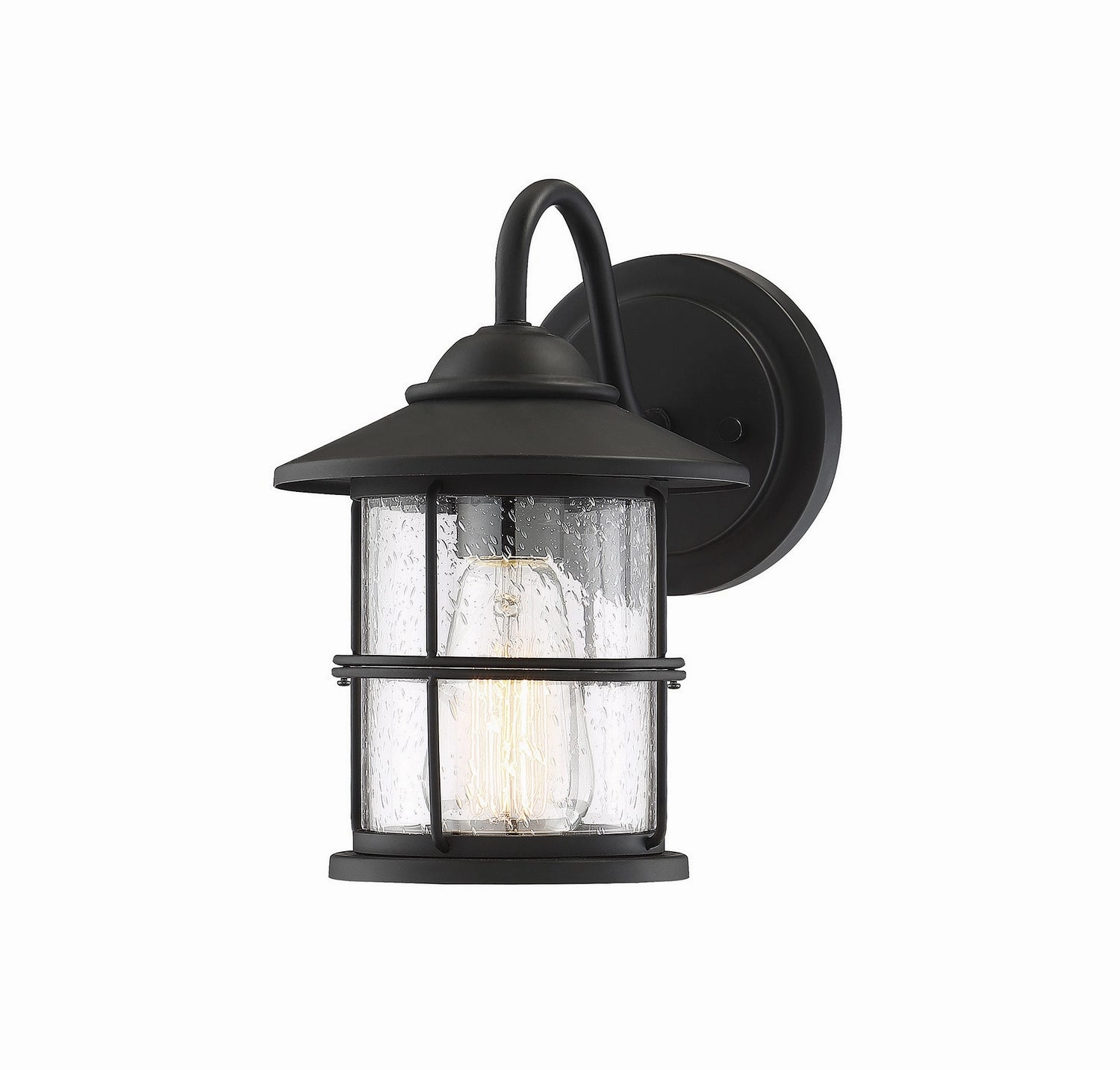 Moutd One Light Outdoor Wall Sconce Matte Black