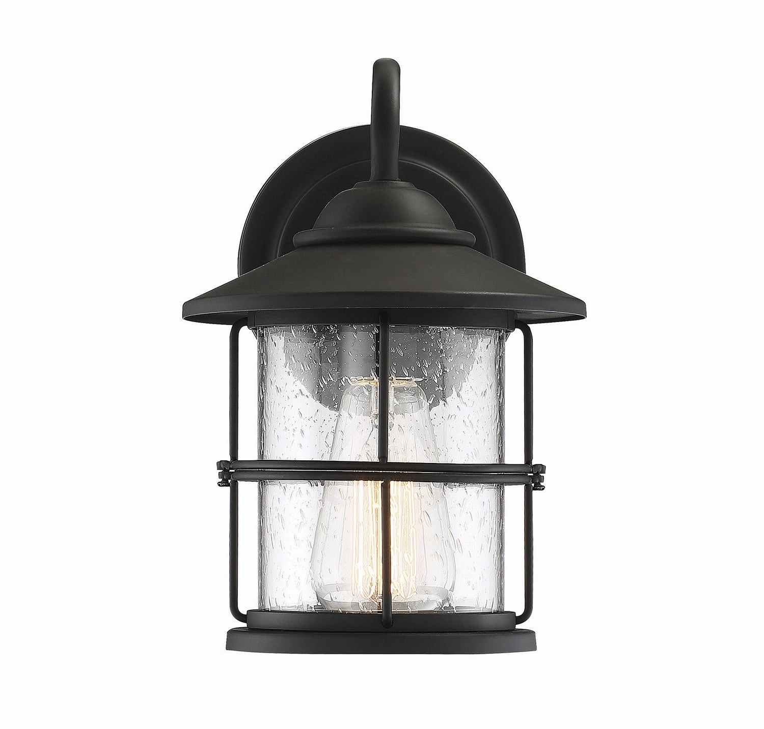 Moutd One Light Outdoor Wall Sconce Matte Black