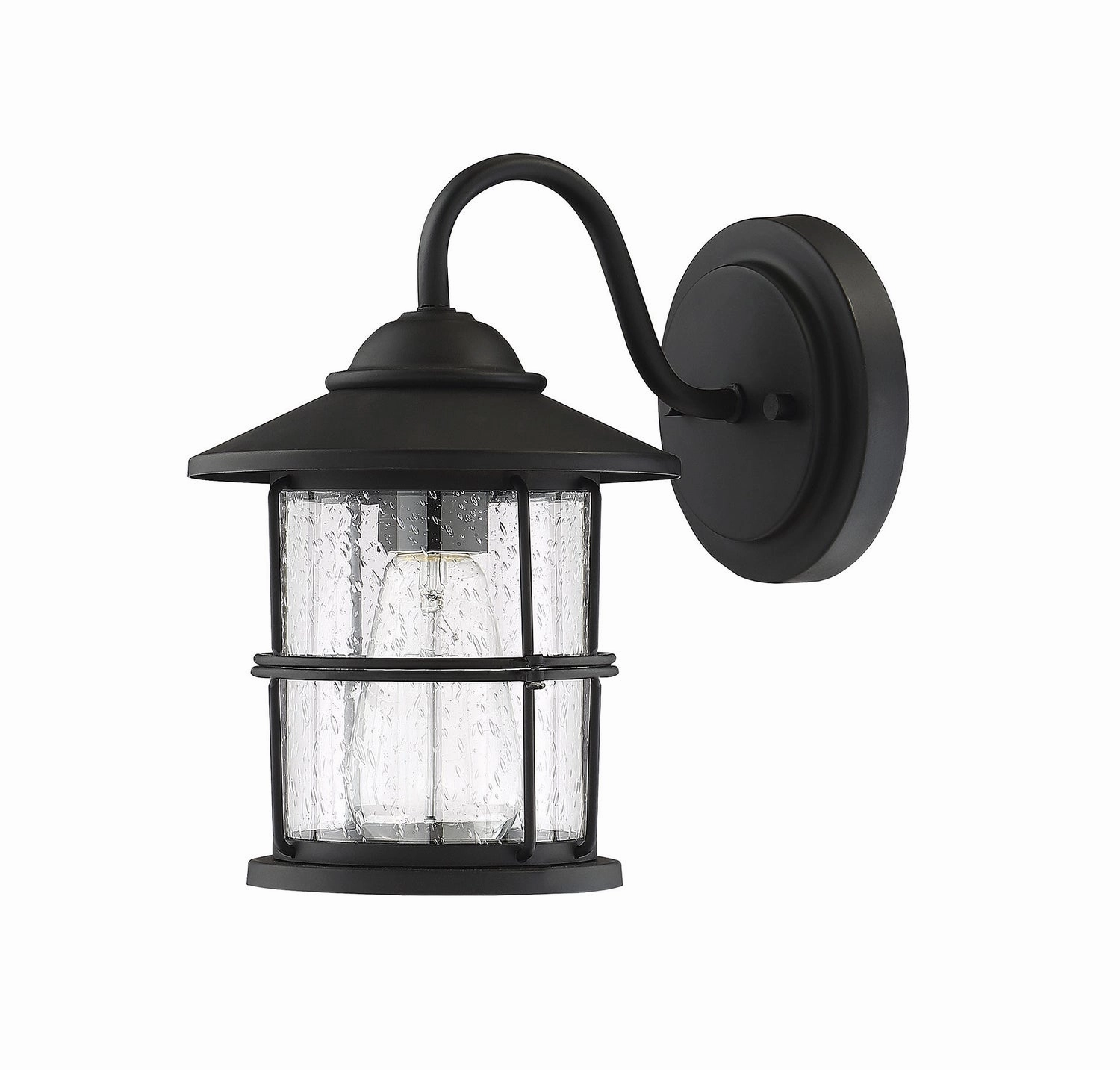 Moutd One Light Outdoor Wall Sconce Matte Black