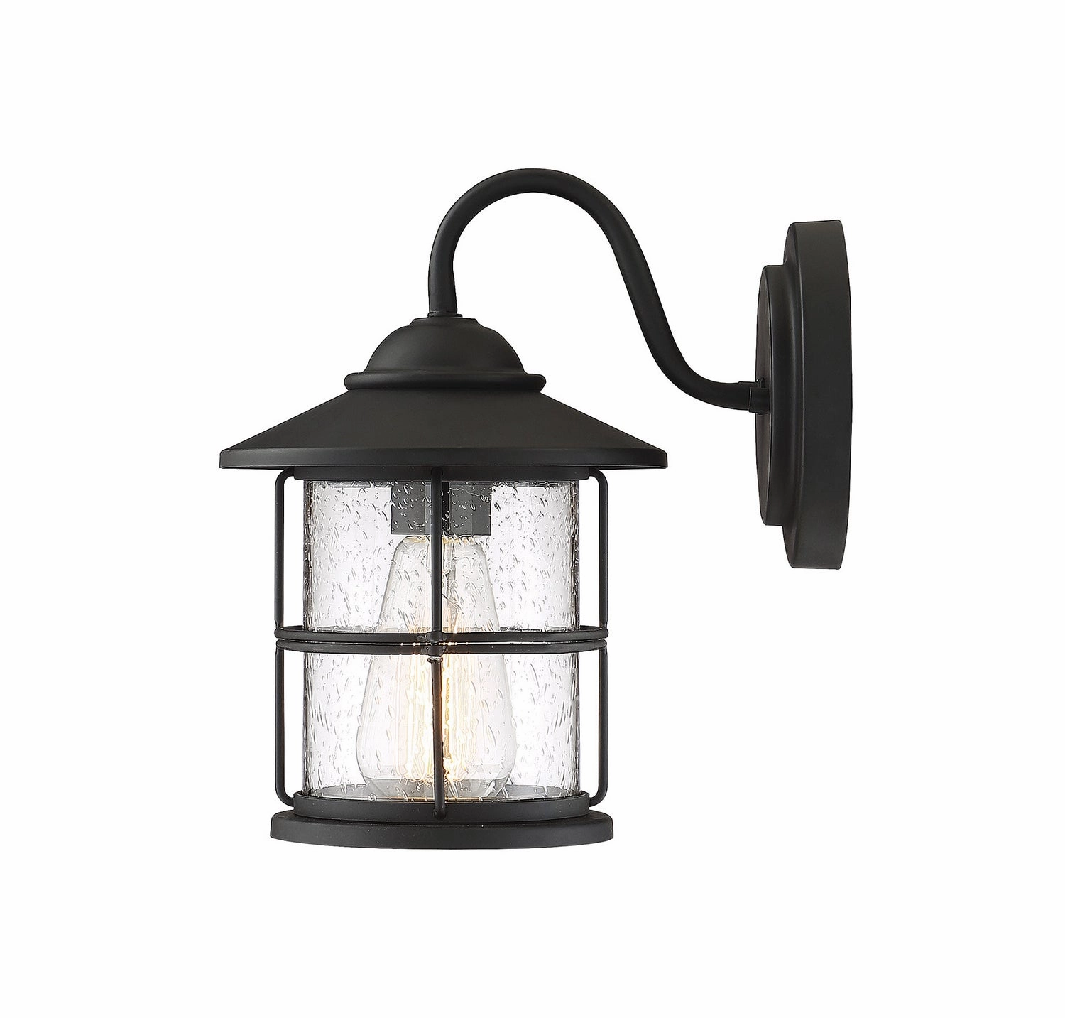 Moutd One Light Outdoor Wall Sconce Matte Black