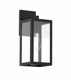 Murdoch One Light Outdoor Wall Sconce BlackOutdoor wall sconces with motion sensor
