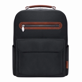 Hot Sale Frenzy Mcklein 17" Nylon Two-Tone Dual-Compartment Laptop Backpack
