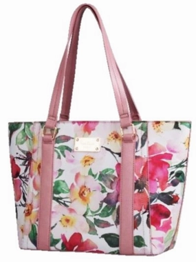 Shop Save Today Pierre Cardin Aaliyah Floral Tote Handbag | Pink