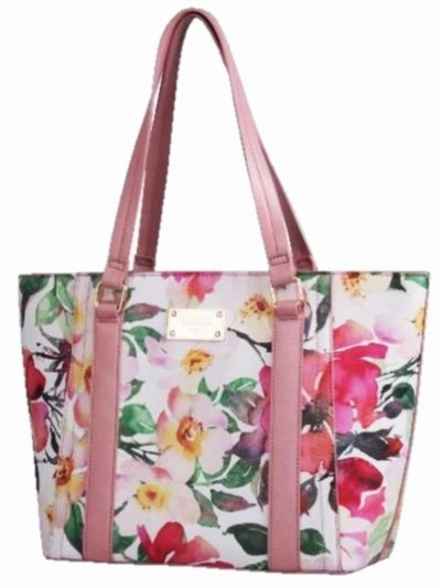 Shop Save Today Pierre Cardin Aaliyah Floral Tote Handbag | Pink
