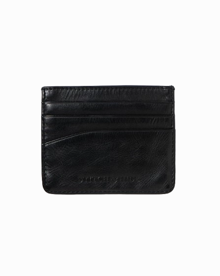 Stitch & Hide Leather Clovelly Card Holder Black Mega Hot Offer Todays Special Savings